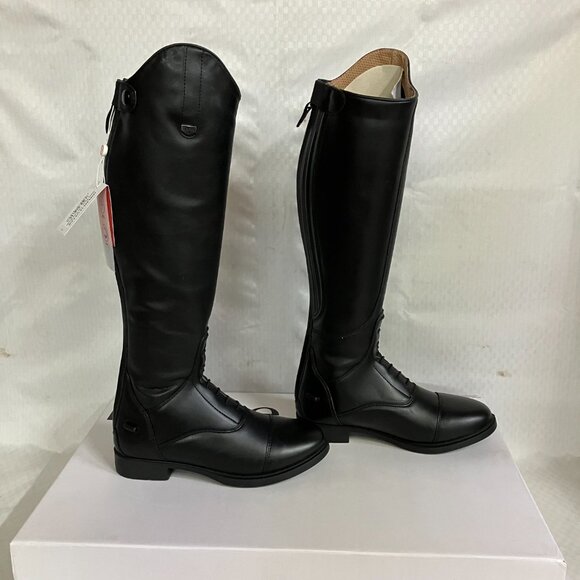 NWT Horze Women's Size 8.5 Black Rover Tall Field Soft Rubber Sole Comfort Boots - Picture 8 of 11